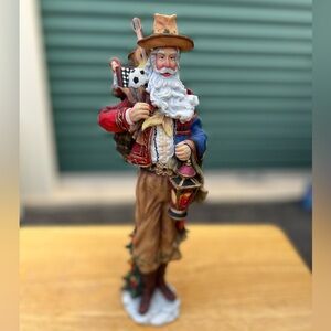 Vintage Lenox Annual Pencil Santa- 2004-“Viejo Pascuero Chilean Santa”